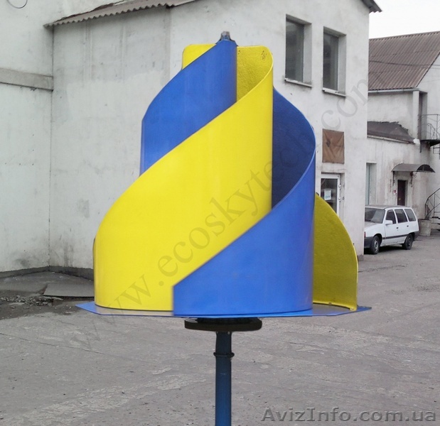 Продам ветрогенератор вертикальный, бесшумный. - <ro>Изображение</ro><ru>Изображение</ru> #1, <ru>Объявление</ru> #653085