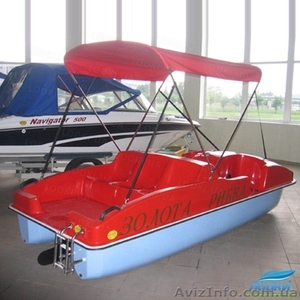 Катамаран Золотая рыбка водный велосипед 