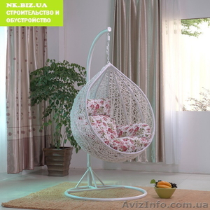 Качели садовые - кресло кокон Гарди.