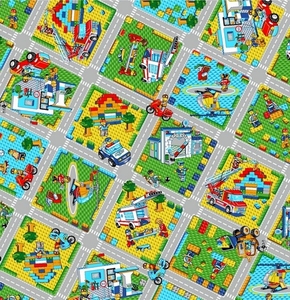 Ковролин в детскую Конструктор. Детский ковролин