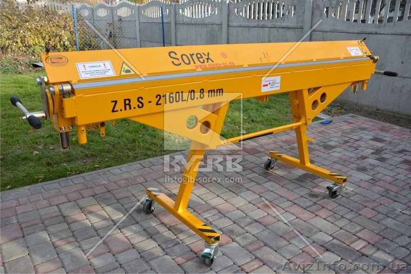 Ручной гибочный станок (кромкогиб) Sorex ZRS 2160/0,8 - <ro>Изображение</ro><ru>Изображение</ru> #1, <ru>Объявление</ru> #1314454