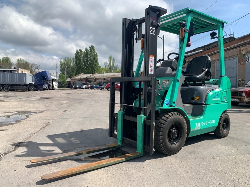 Вилочный автопогрузчик Mitsubishi на 1.5 тонны 2020 года, на пневмошинах - <ro>Изображение</ro><ru>Изображение</ru> #2, <ru>Объявление</ru> #1744044